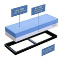 Dual Side 1000/6000 Whetstone Waterstone Sharpening Stone Water Wet Sharpener
