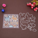 Horse Silicone Stamps Cutting Dies Stencil DIY Scrapbooking Album Decor