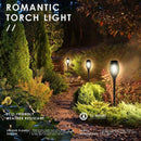 4x Outdoor Solar Torch Dance Flickering Flame Light Garden Waterproof Lamp