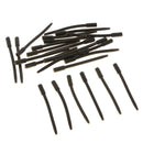 100pcs Silicone Rig Tube In Line Lead Leader Insert Anti- Sleeves 56mm