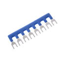 5 Pcs 600V 15A 8 Postions Pre Insulated Terminal Barrier Strip TB-1508ME