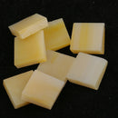 250x Orange Square Glass Mosaic Tiles Pieces for Art Craft 10x10mm Supplies