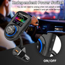 G45 Bluetooth Handsfree Car Kit FM Transmitter MP3 Player QC3.0 USB Charger