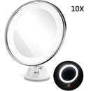 10X 360Â° Rotation Magnifying Makeup Mirror Cosmetic Beauty Vanity LED Lightlj