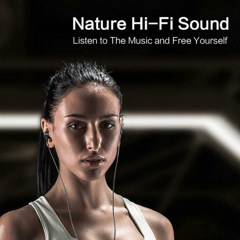 Floveme 1.2m 3.5mm Wired In-Ear Earphone Line Control Bass Earbuds w/o Mic