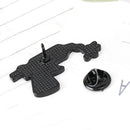 Brooches For Women Ladies, Creative Unisex Drill Letters Badge Brooch Pin C E8Z9