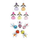 10x Mixed Acrylic Angel  Charms Pendant for Key Ring Hanging Decoration