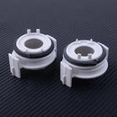 2pcs H7 Headlight Bulb HID LED Adapter Holder Fit for BMW E46 3 Series 1998-2005