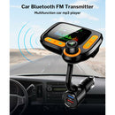 Handsfree Wireless Bluetooth Car FM Transmitter Kit Mp3 Player 2 USB Charger