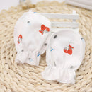2pairs Anti-grasping Newborn Baby Girl/Boy Glove Infant Cotton HandguardHJ
