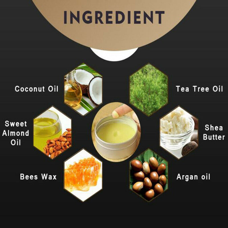 Mustache Beard Wax Natural Moustache Beeswax Care Kit + Beard Balm and Toolkit