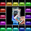 3 Pack Submersible LED Lights with 3x Remote Control Underwater 10-LED RGBW