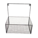 Nordic Iron Wire Wall Hanging Storage Basket Kitchen Bedroom Sundries Snacks