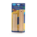 12color Wood Pencil Case Box Colour Pencils&Wooden Ruler Sharpener Set E3I1
