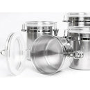 Airtight Canisters Sets for the Kitchen Stainless Steel - Beautiful for Kit Q6P7