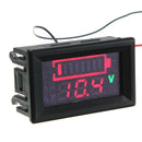 12V Lead Acid Battery Status Indicator Capacity Dual LED Display Tester Met E2F5