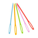 100pcs Colorful Plastic Sewing Needles Tapestry Wool Yarn Tools Kids Craft