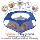 Small Animals Playpen Breathable & Waterproof Small Pet Cage Tent with Zipp A1H5