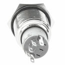 Angel Eye WHITE Led 16mm 12V stainless Steel Switch Latching Push Button 5  I9F5