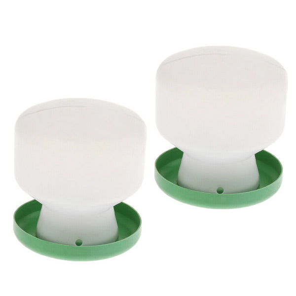 2 Pcs Pigeon Birds Supplies Water & Food Tools Small Parrots Pigeons Feed