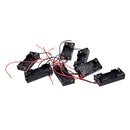 7Pcs Black Red 2-Wire Cable Connectors 2x AAA Battery Box Case Holder G2N3