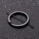 12x Keyrings Flat Split Key Rings 25mm Nickel Metal Plated Steel Hoop Loop Ring