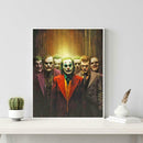 5D DIY Full Drill Diamond Painting Clown Embroidery Mosaic Craft Kits Decor