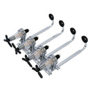 4 Bottle Stand Optic Dispenser Drinks Wine Spirits Steel Bar Butler Wall Mo