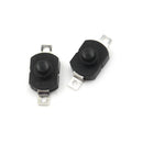 10pcs 1712KD Black Flashlight Latching Push Button Switch DC 30V 1A ME