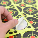 160pcs/10 sheets Shooting Target Glow Florescent Paper Target for Hunting Arro,a