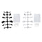 1/10 Scale Wing Mirrors Modification Parts for On Road RC Racing Cars Accs