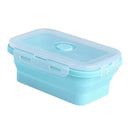 Folding Silicone Bowl Lunch Box Food Container for Office School Camping
