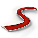 Styling Accessories Vehicles Mini Zinc Alloy Front Electroplated S Grill Badge