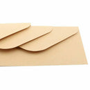 50pcs Kraft Paper Envelopes for Wedding Announcement 110x220mm I1H8