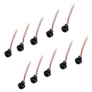 2x 10 Pieces T10 W5W 158 501 Car Socket Extension LED Wedge Light Connector