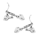 316 Stainless Steel Boat Latch, 2pcs Anti-Rattle Fastener Clamp, 4 3/8inch