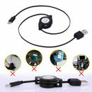 USB Type C USB 3.1 Retractable Cable Charger Charging Type-C USB-C Cable Bl U5L1
