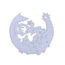 Moon Tree DIY Metal Stencil Scrapbook Craft Embroidery Cutting Die
