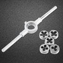 6PCS/Set Metric Die Wrench Kit Thread Processing Threading Tapping Hand Too
