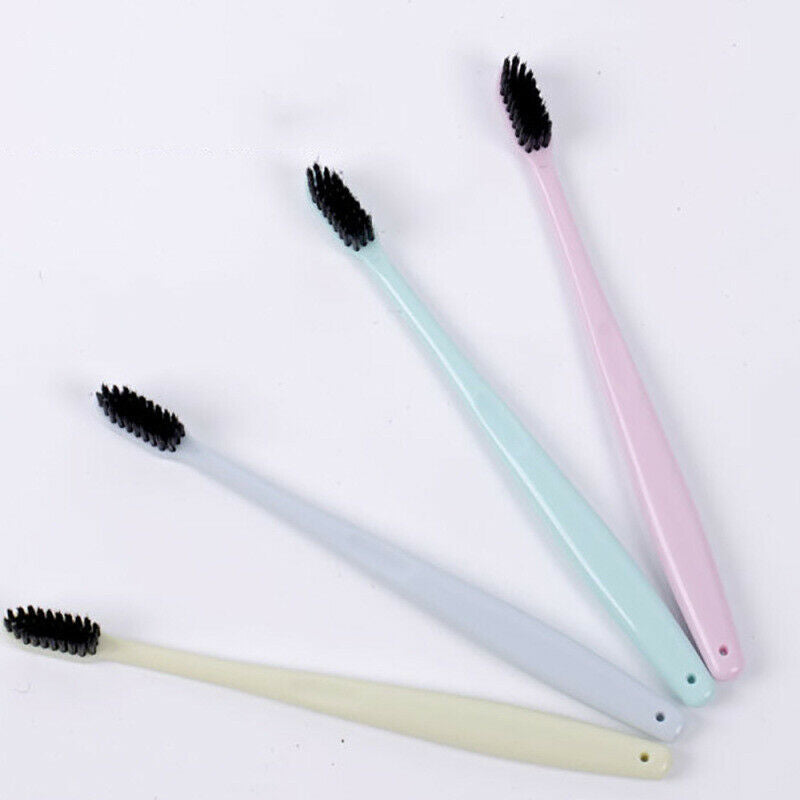 8Pcs Bamboo Charcoal Nano Ultra Soft Oral Hygiene Toothbrush Solid Oral C IZP