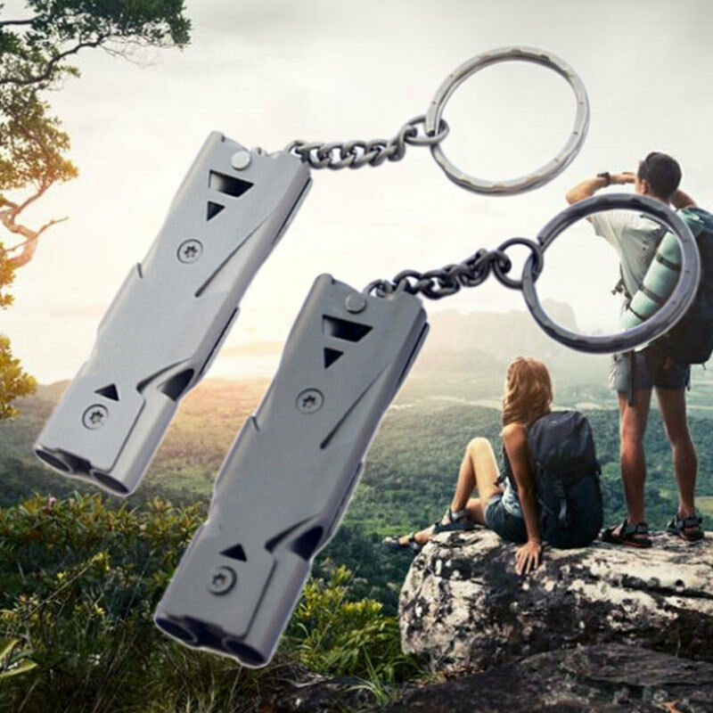 1 x 150DB Stainless Steel Whistle Lifesaving Emergency SOS Outdoor Survival LNQ