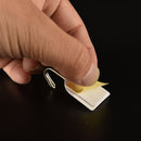 6Pcs Self Adhesive Wall Door Hook Hanger Bag Keys Bathroom Kitchen Sticky LJ