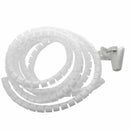 2m Cable Cord Tidy PC TV Wire Organising Tool Spiral Wrap Home Office With  M7G4