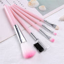 5Pcs Women Makeup Brush Eye Shadows Lipsticks Cosmetic Brushes Tools Set Kits JR