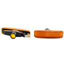 1 Pair Front Left Right Side Marker Light Lamp Housing Yellow Lens Replacem