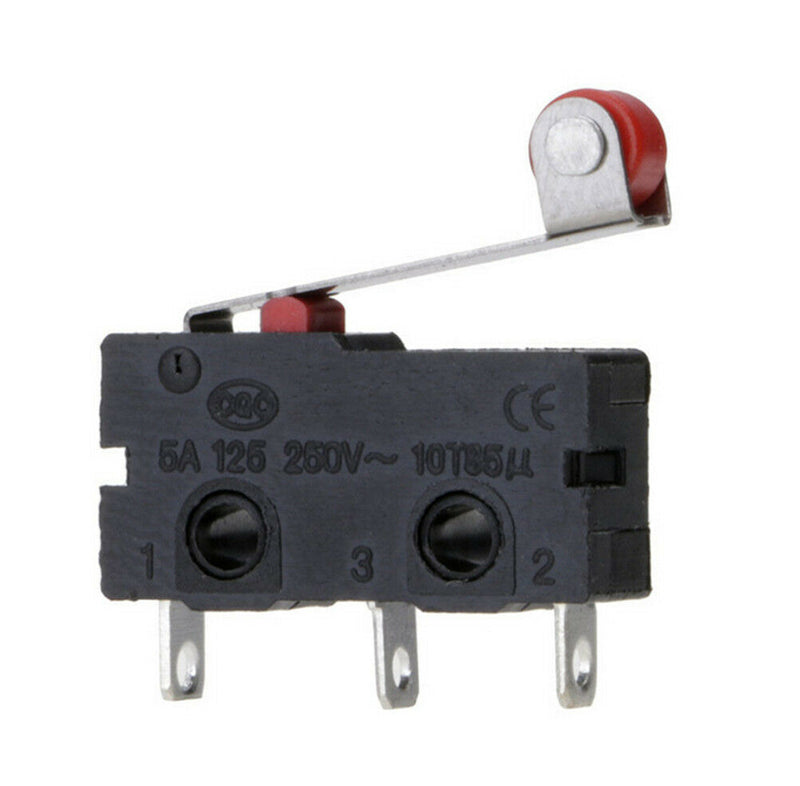 5Pc/Set Micro Roller Lever Arm Open Close Limit Switch KW12-3 PCB Microswitch Cy