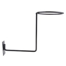 2x Durable Black Motorcycle Helmet Hanger with Screw for Coats Hats Caps