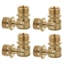 8Pcs M22x1.5mm Pressure Washer Hose Connector Quick Coupler Male & Female Brass