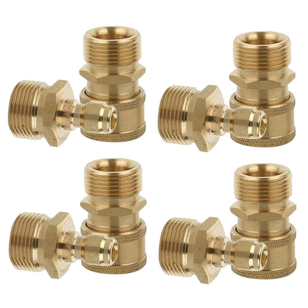 8Pcs M22x1.5mm Pressure Washer Hose Connector Quick Coupler Male & Female Brass