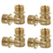 8Pcs M22x1.5mm Pressure Washer Hose Connector Quick Coupler Male & Female Brass